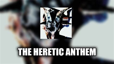 The Heretic Anthem van Slipknot: Een meedogenloze mix van agressieve death metal riffs en melodische gothic rock harmonieën.